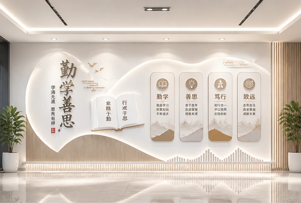 在河北涿州，我们这样搞定北京公司形象墙
